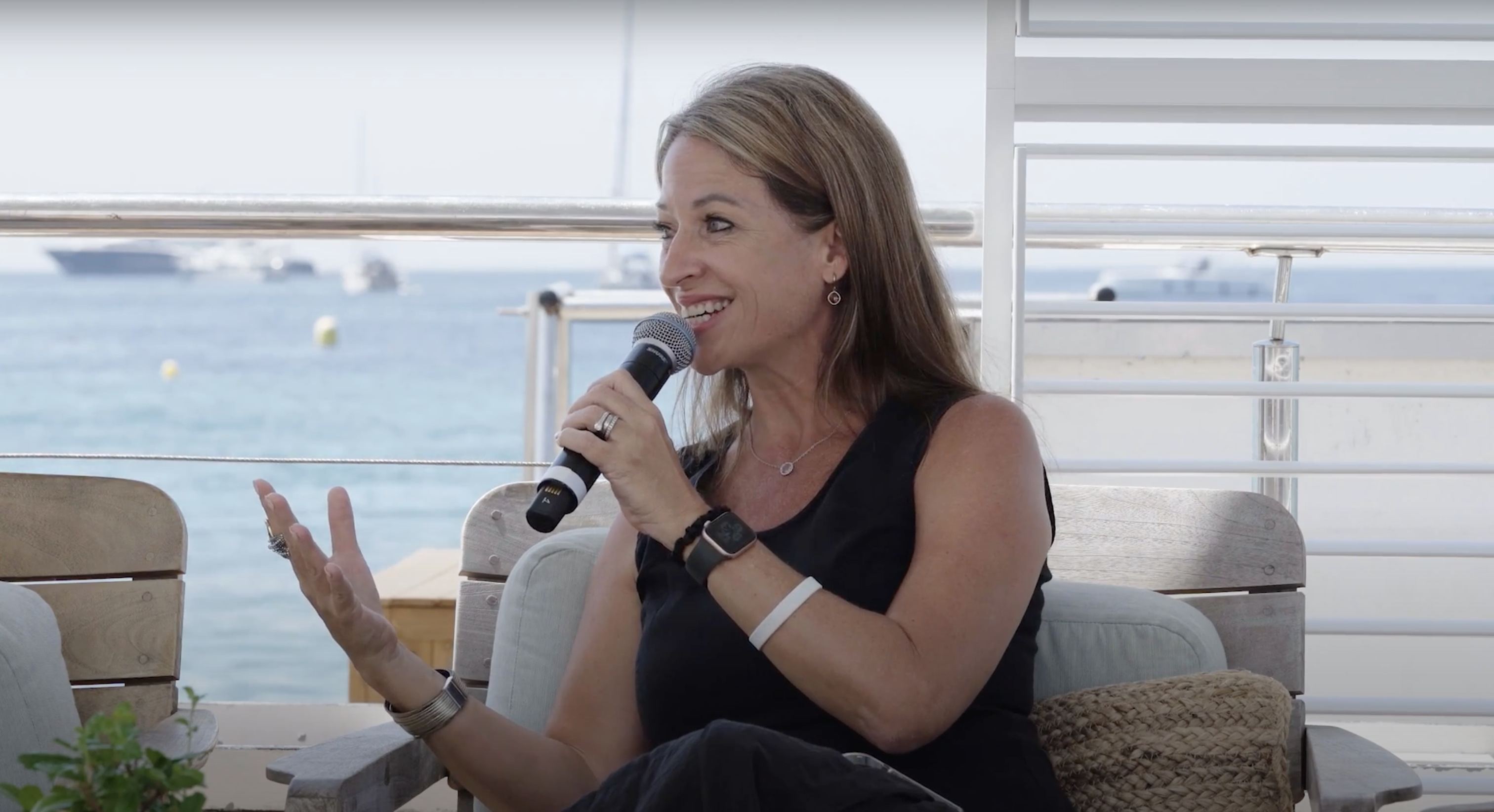 katie ewer cannes lions 2025 dentsu x meta beach house influencers